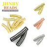 JHNBY-perles blanches, tubes d'espacement en cuivre de 27mm, breloques cylindriques, pour la fabrication de bracelets et de bijoux, bricolage ► Photo 3/5