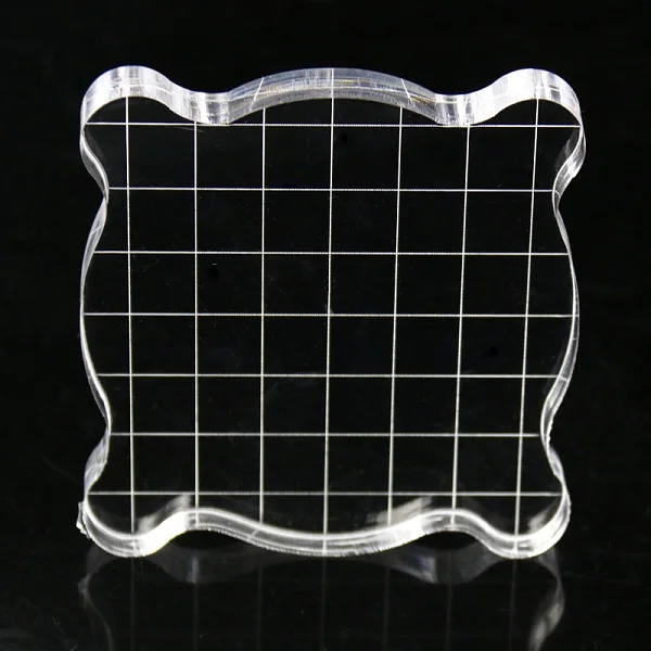 ZhuoAng выстроились штамповый блок прозрачный акрил Коврик для DIY прозрачные трафареты для скрапбукинга DIY альбом для скрапбукинга декоративный
