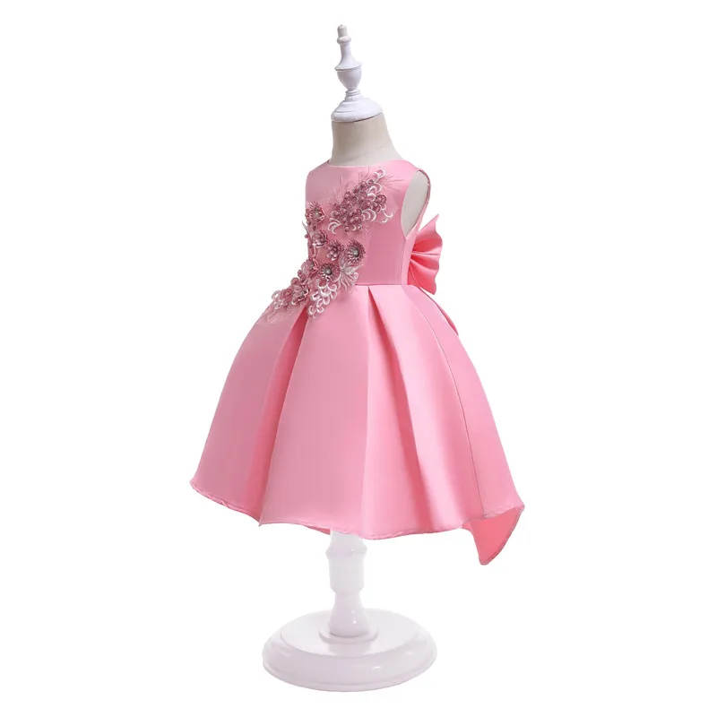 New Baby Girls Ceremony Formal Dress School Performance Dresses Children's Embroidered Princess Femal Cross-Border Dress Amazons03