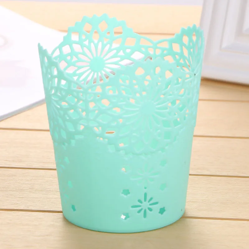 

2 Pcs Storage Basket Box Pencil Pen Holder Organizer Hollow Durable for Office Home SLC88
