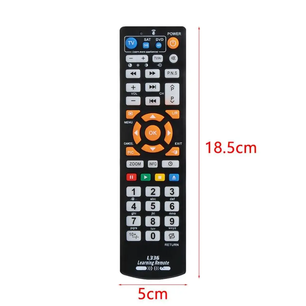 Universal L336 Smart Remote Control With Learn Function 3 In 1 Controller Work For 3 Devices TV STB DVD SAT DVB HIFI TV Box