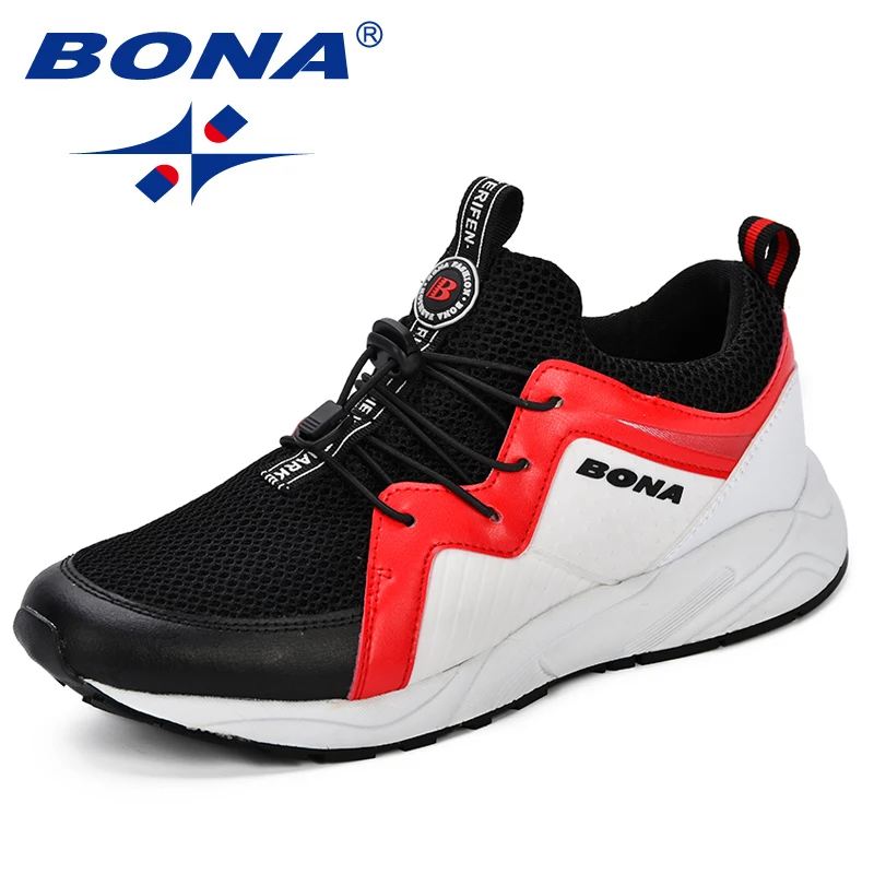 BONA/мужская спортивная обувь; коллекция года; брендовые дышащие кроссовки для бега; zapatillas hombre; Высококачественная Мужская обувь; кроссовки для тренировок; Уличная обувь