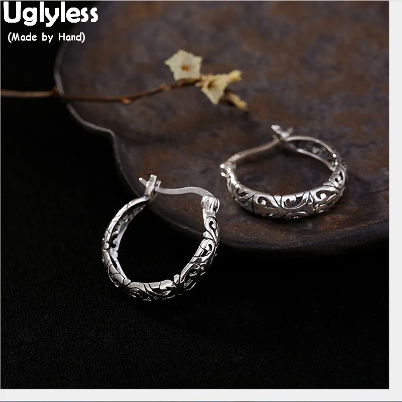 925 Sterling Silver Line Plain Earrings With Natural Stones