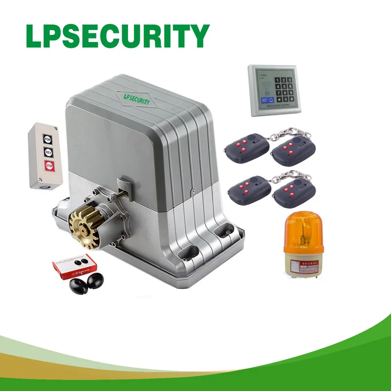 

free shipping1800kg electric sliding gate opener motor engine/electrical gate operator opener with 4 remote controls