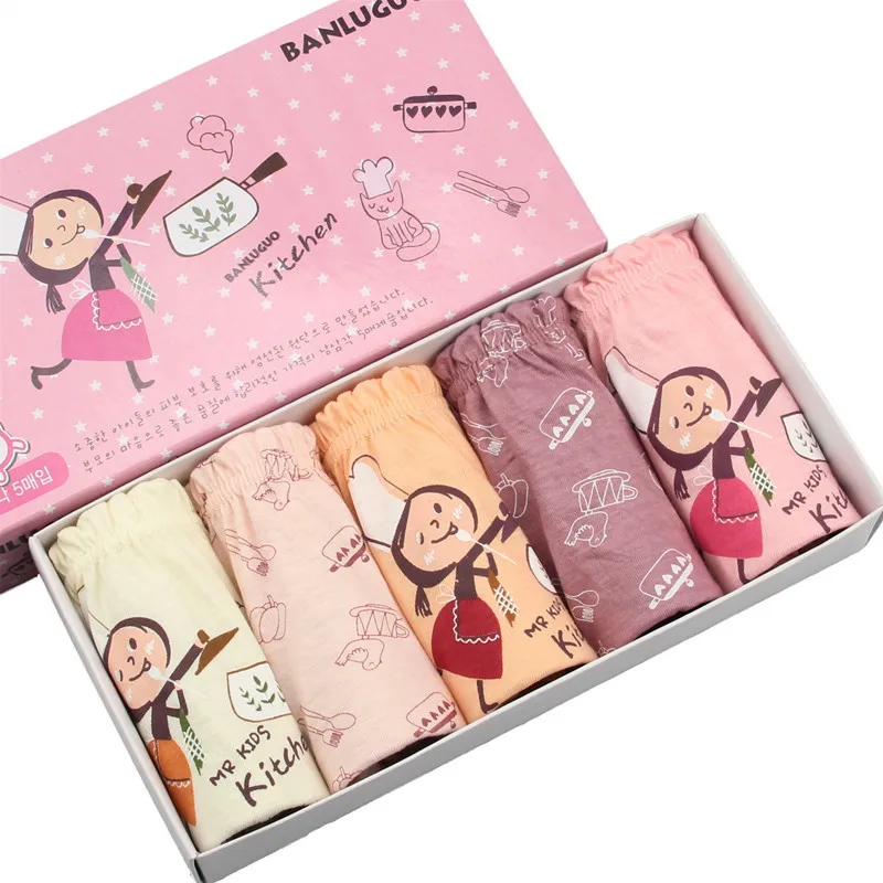 2017 нижнее белье для девочек 5 шт./лот маленьких детские трусики шорты мальчиков