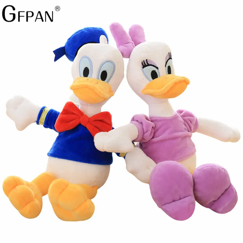 

2pcs New Arrival 30cm Stuffed Animal Dolls Soft Cute Lying Donald Duck Plush Toys Mickey Minnie Christmas Gifts for KIds Girls