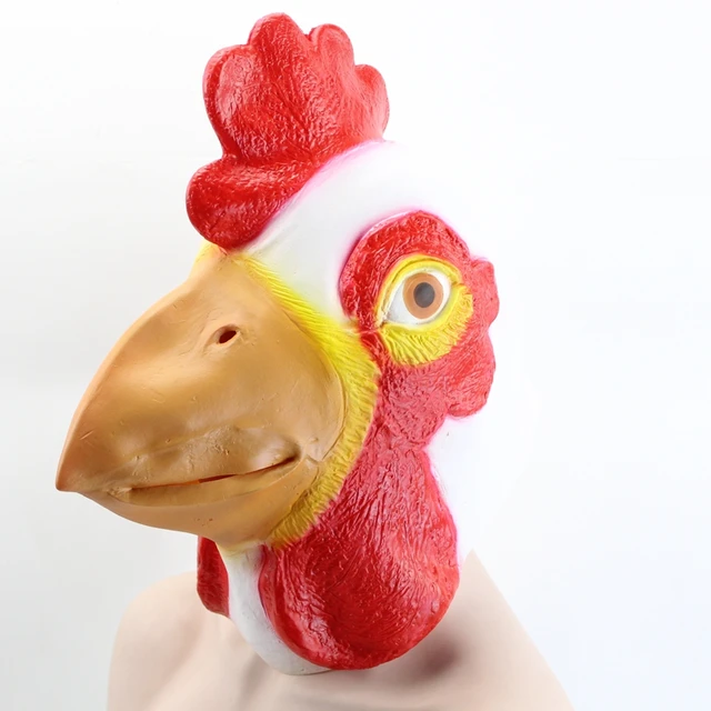 GNHYLL Funny Parrot Dog Rhinoceros Hippo Cock Koala Animal Mask Latex Party Panda Unicorn Animal Mask Kid Party Halloween Mask