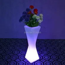 1 piece remote control LED Light Flowerpot Colors Changeable Luminous flash flower pot tray Vase LIGHT indoor Outdoor