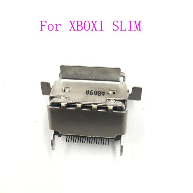 Best Offers 12PCS Replacement HDMI Port Connector For Microsoft Xbox One S Slim HDMI Socket 
