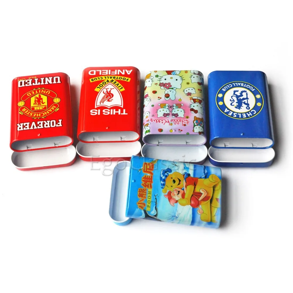 

Portability Clamshell Metal box Bank cards Storage boxes Of small items /Tablets/Capsule/Candy/Gum/Variety of patterns FMB-002