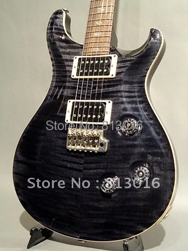 

New Beautiful Reed Smith  Bird inlay  Custom 24 Black with Birds electric guitar 6 string Black