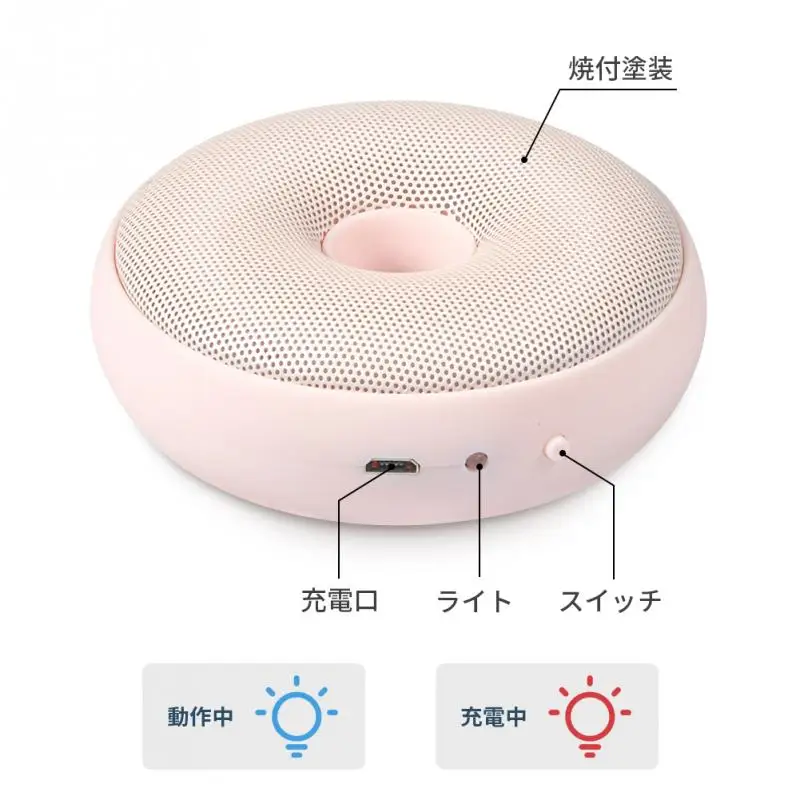 Генератор озона дезодорант воздушный фильтр очиститель мини компактный USB rechargeab - Цвет: Розовый