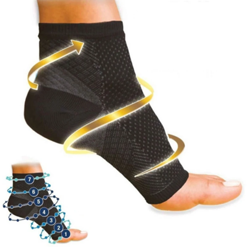 Chaussettes pour hommes et femmes, soulagement de la Circulation et du gonflement des pieds, Anti Fatigue et de Compression et de Compression des chevilles | AliExpress
