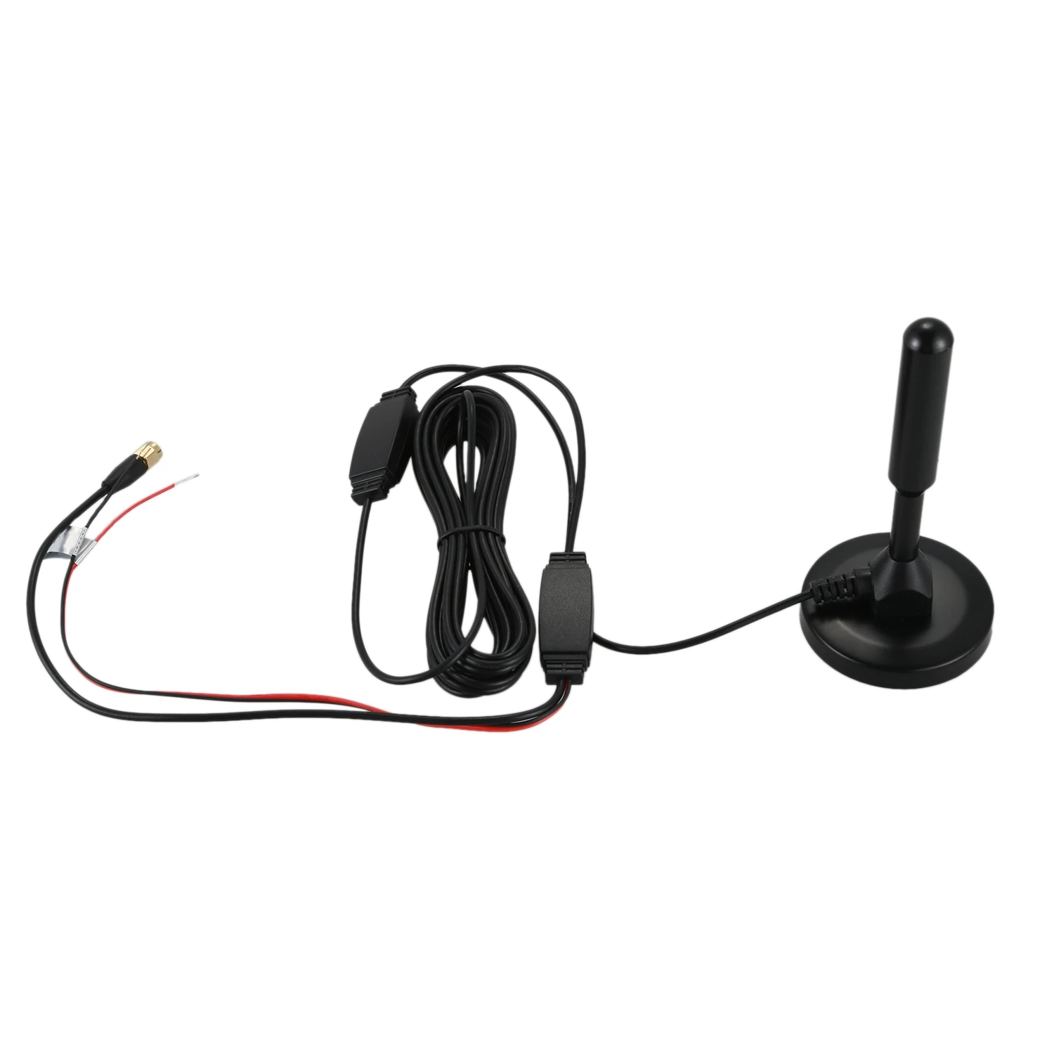 

Hot Deal Automotive sucker Type TV antenna digital DVB-T/DVB-T2/ISDB/ATSC/DTMB antenna special SMA connector