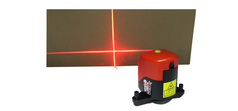 YD-810 360 градусов самонивелирующийся Крест Красный лазерный уровень длина волны 635nm 1V1H красный 2 линии 1 точка мини портативный инструмент