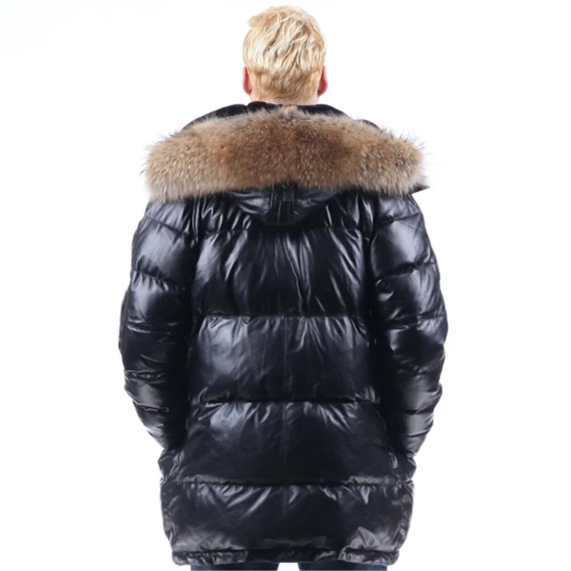 N3B USARMY MILITARY SHEEP LEATHER JACKET POLAR FUR DUCK COAT SNORKEL PARKA HOOD