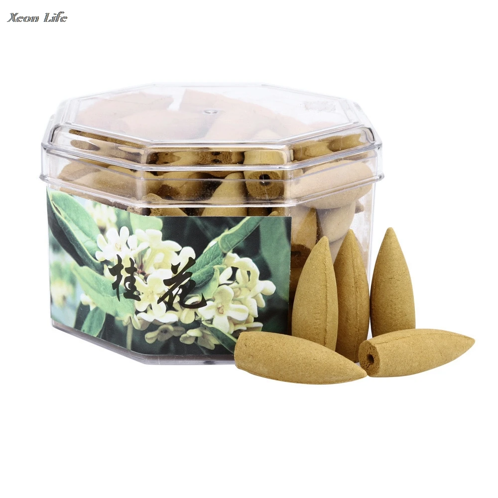 70pcs Smoke Tower Cones Bullet Backflow Incense Hollow Conein Incense