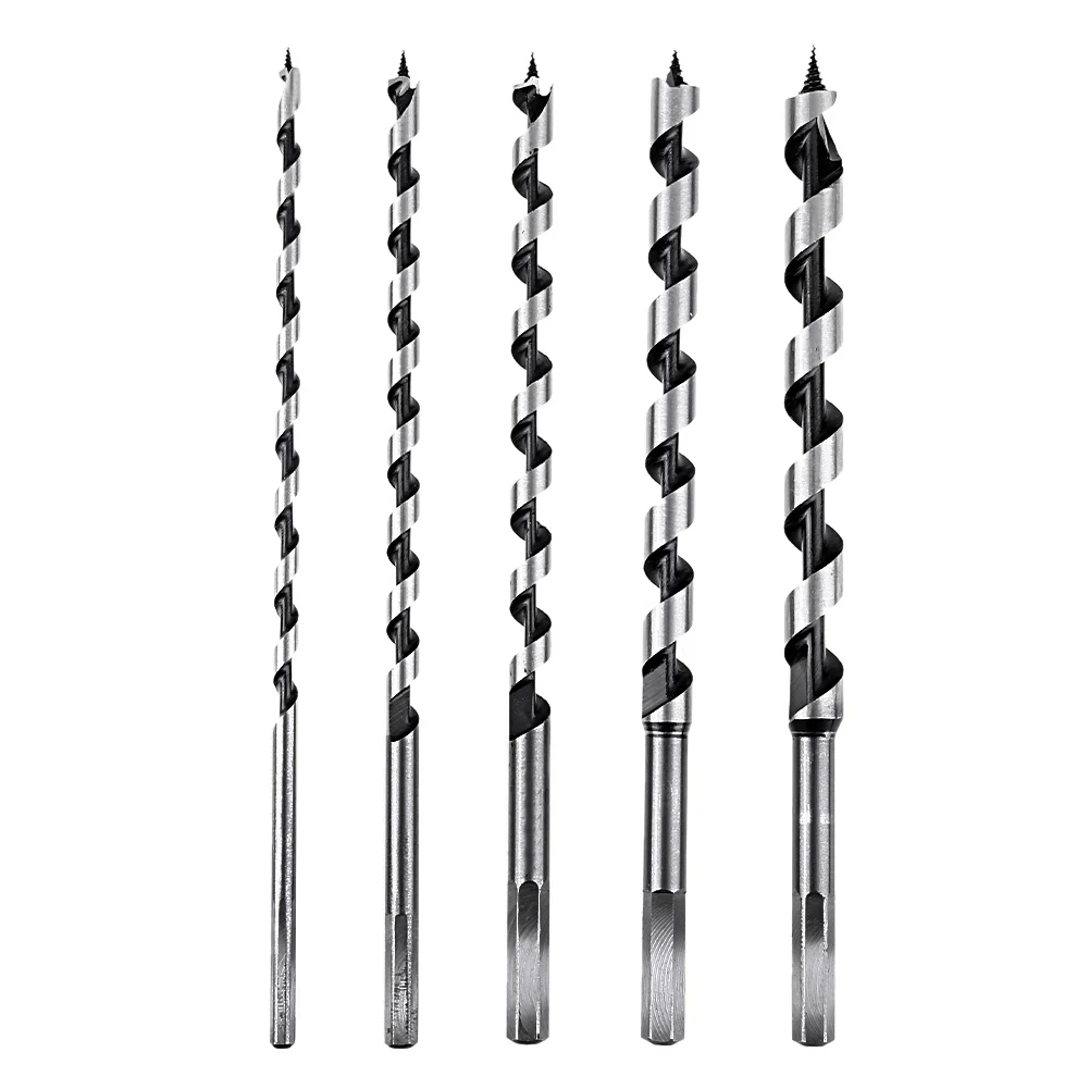Buy 5Pcs 230mm Extra Long Auger Drill Hexagonal Shank