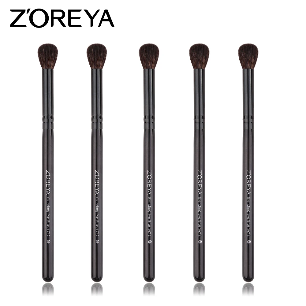 

ZOREYA 3/5pcs Natural Goat Hair Blending Brush For Eye Basic Makeup Brush As Eye Make Up Tool