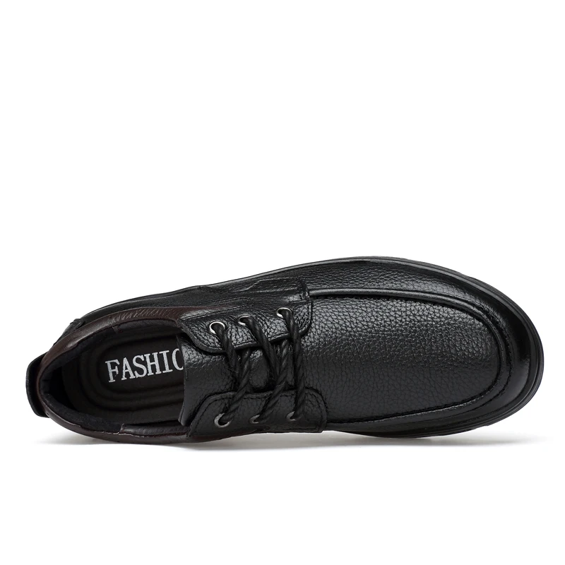 Section plus Los dark plus Cuero Gran Hombres Tamaño Primera Negro Cotton Section Zapatos Negocio Brown 50 Ocasionales De Capa 37 tnwqOTUZR