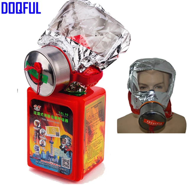 30 Minutes Smoking Mask Smoke Fire Escape Mask Emergency Hood Oxygen