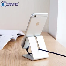 Esvne aluminio metal teléfono móvil titular para el iPhone Samsung IPad escritorio soporte tableta para celular no car porta
