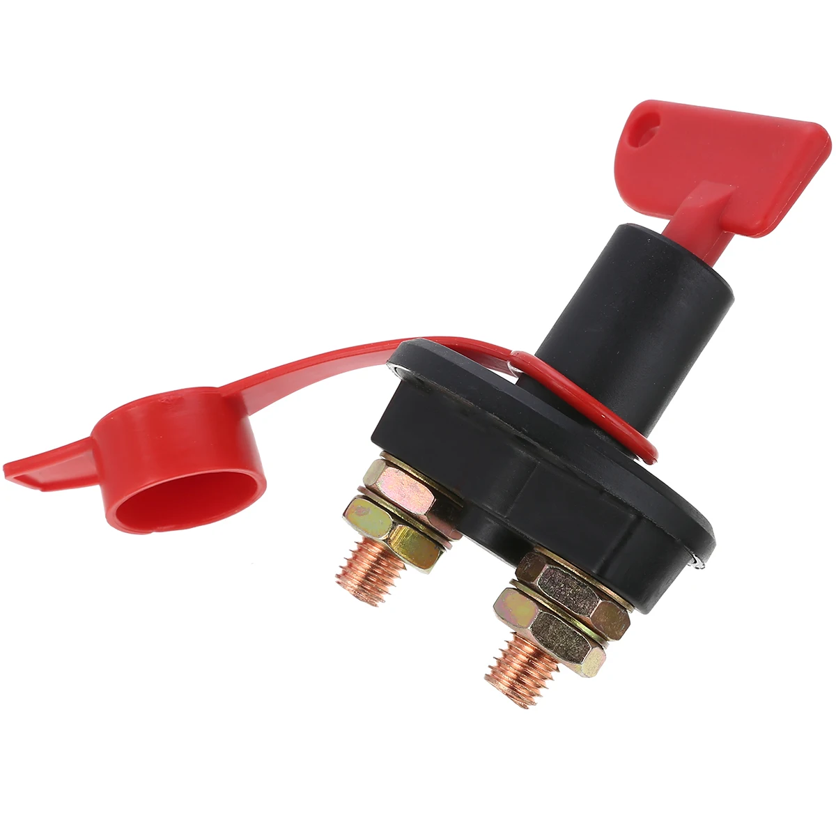 1pc Truck Boat Car Battery Disconnect Switch Power Isolator Cut Off Switch + 2 Removable Keys For Marine ATV Accessories Tool