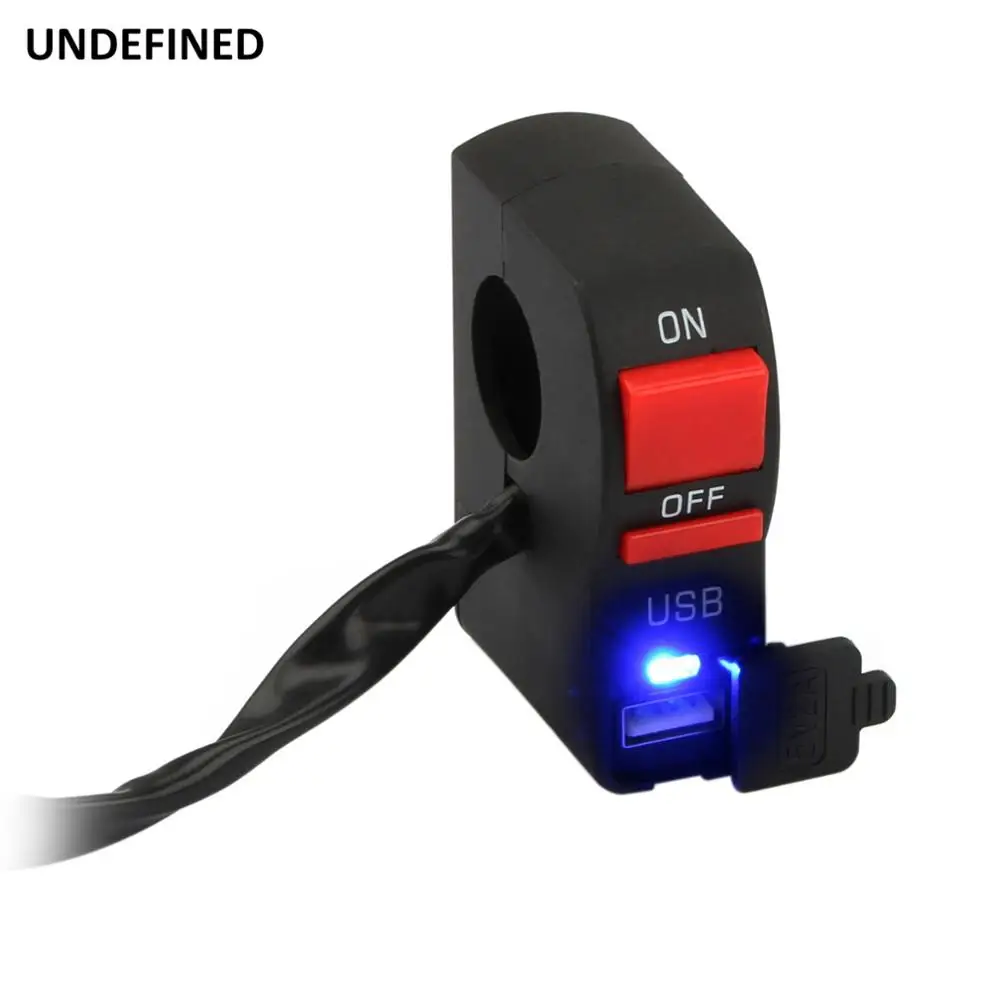 7/8 &quot22 мм мотоциклетные переключатели кнопка электрический USB Автомобильное