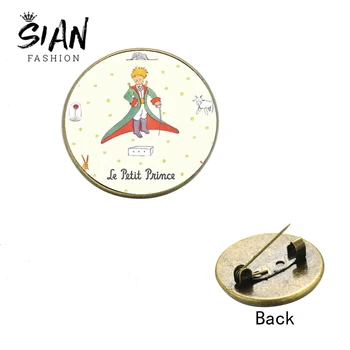 

SIAN 2019 New Arrival The Little Prince Collection Brooch Cartoon Icons Badge Button Shirt Denim Jackets Lapel Pin Gift for Kids