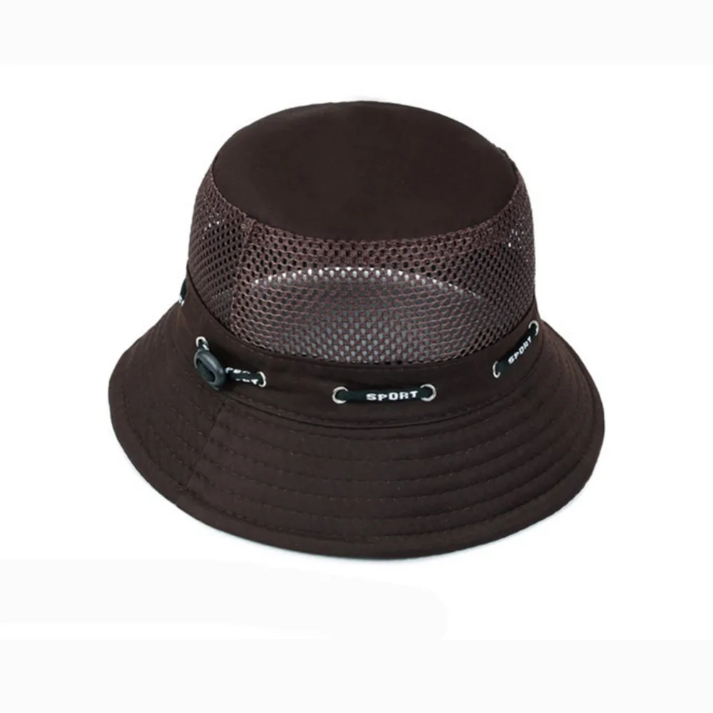 2018 New Fishing Caps Sun Hat Cotton Mesh hats Fisherman Bucket Hats