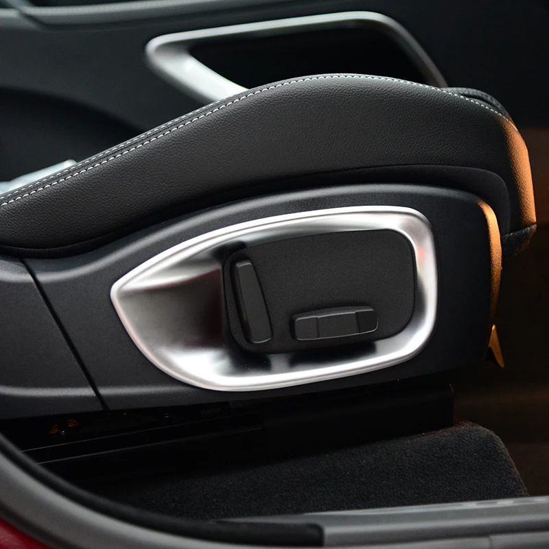 Inner Car Seat Adjustment Button Frame Cover For Jaguar F Pace X761