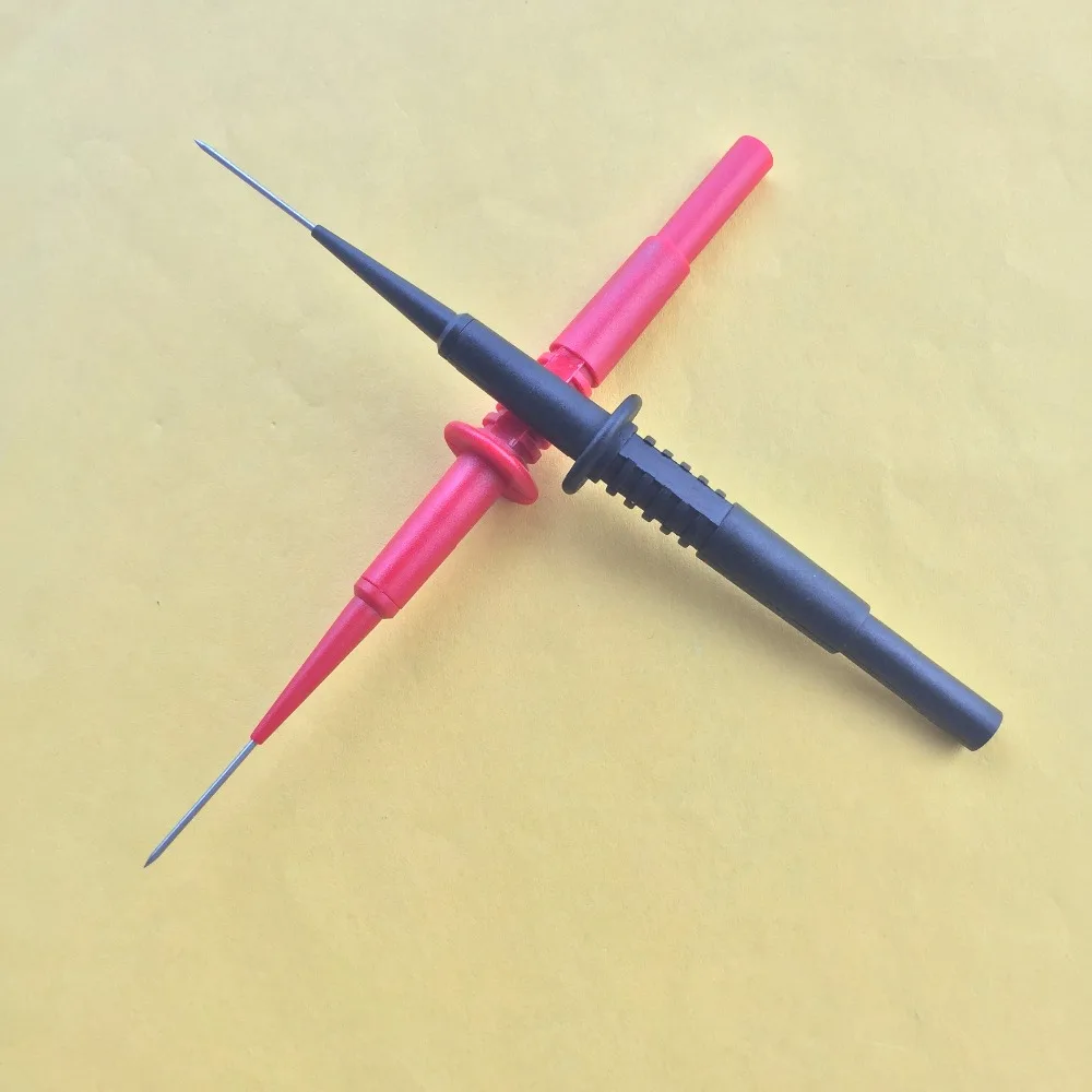 2pcs/pack YT169Y 130mm Spring Test Probe Tips Insulated Test Hook Wire