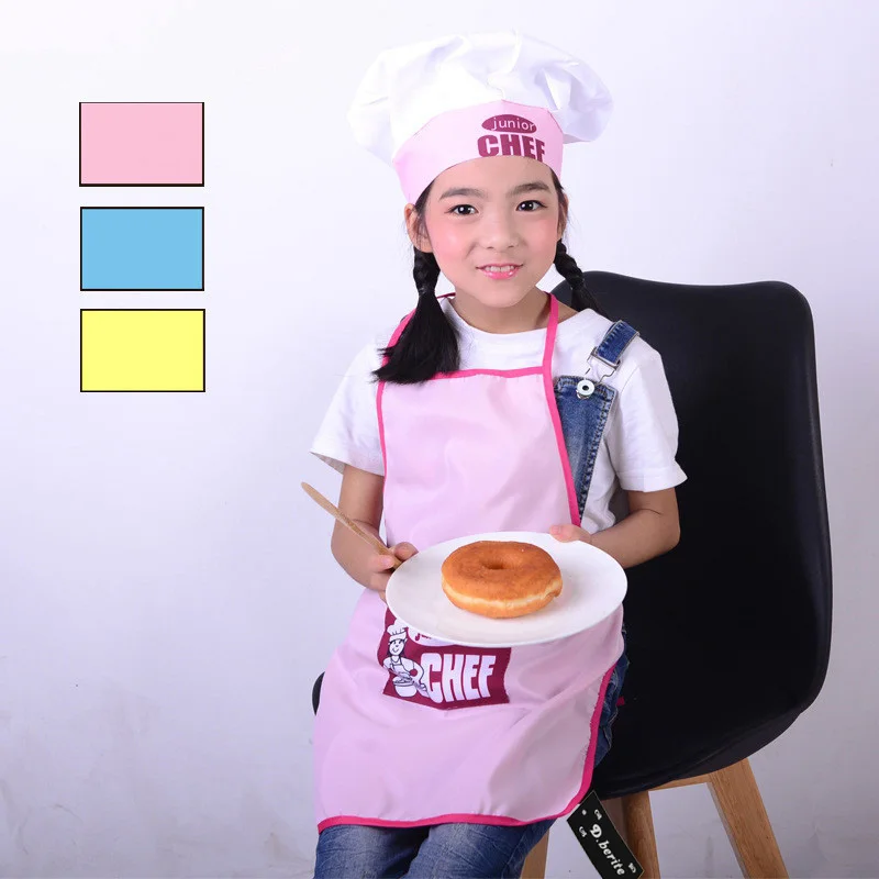 Delantal de moda para niños,juego de bolsillo,arte para niños,cocina