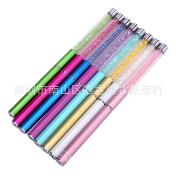 

by dhl or ems 200pcs 10 Colors Rhinestone Acrylic Handle Eyelash Brushes Combs Spiral Mascara Eyelash Extension Applicator new