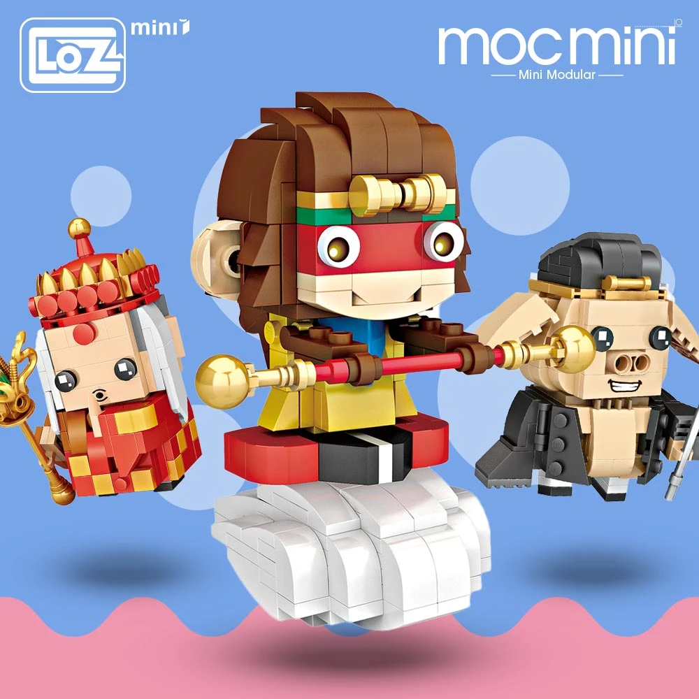 Loz Mini Blocks Monkey King Figure The Journey To The West Toys For Children Cloud Model Animal Sun Wukong Bricks Dolls Diy 1440 Mini Blocks Loz Mini Blockloz Mini Aliexpress