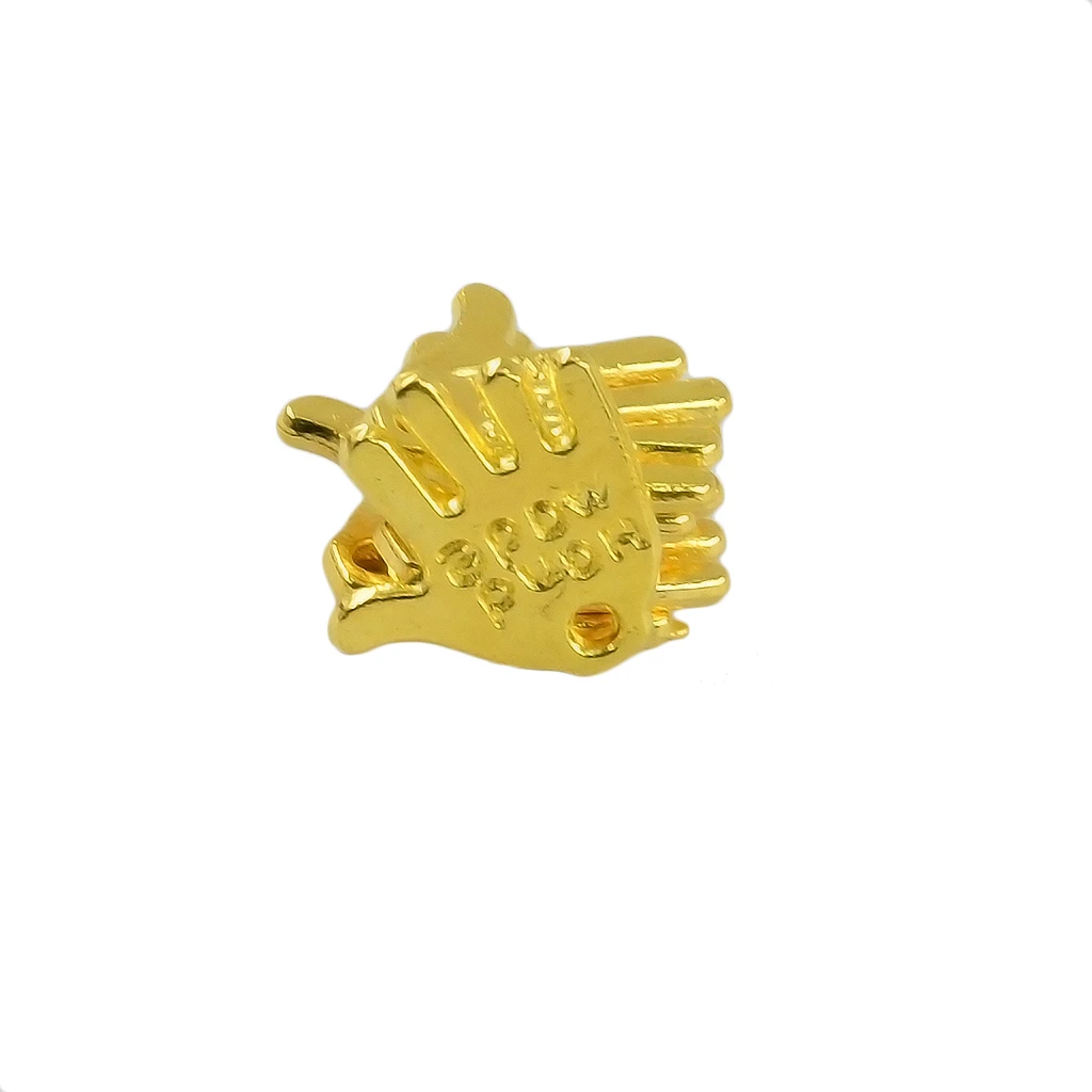 50 Pieces Hand Made Label Hand Finger Shaped Charms Pendant DIY Jewelry Findings 