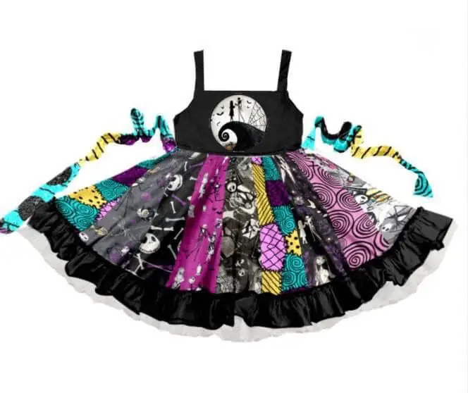 

hot selling summer Halloween style fashion girl dress