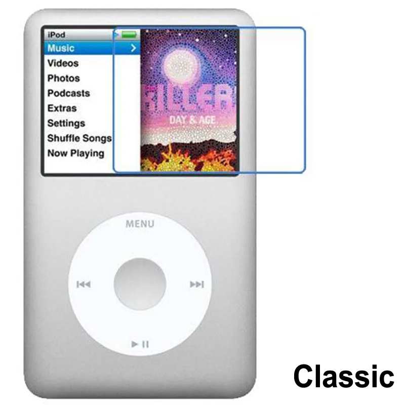 

Nano Explosion-proof Soft Protector for iPod Classic 80GB / 120GB / 160GB Tempered LCD Clear Film (NOT Glass)