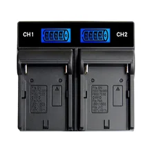 SANGER NP-F970 Dual Channel Digital Camera Battery Charger LCD Display for Sony NP-F550/F750/F950/F960 NP-FM50/FM500H/QM71/QM91D SANGER NP-F970 Dual Channel Digital Camera Battery Charger LCD Display for Sony NP-F550/F750/F950/F960 NP-FM50/FM500H/QM71/QM91D