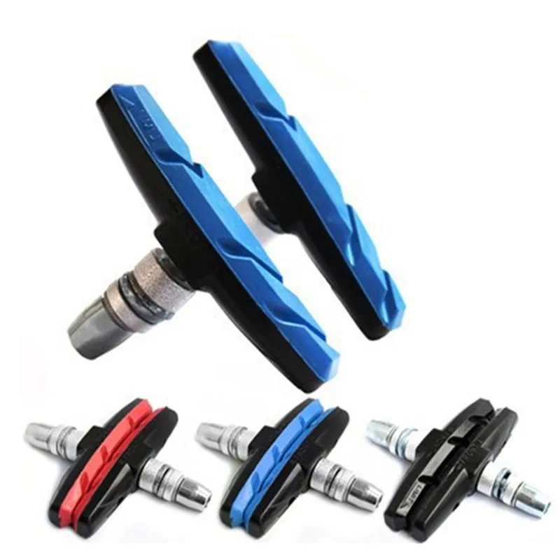

One Pair Mountain Road Bike Brake pads MTB Bicycle Braking V-Brake Holder Shoes Rubber Blocks Durable Cycling Accessories