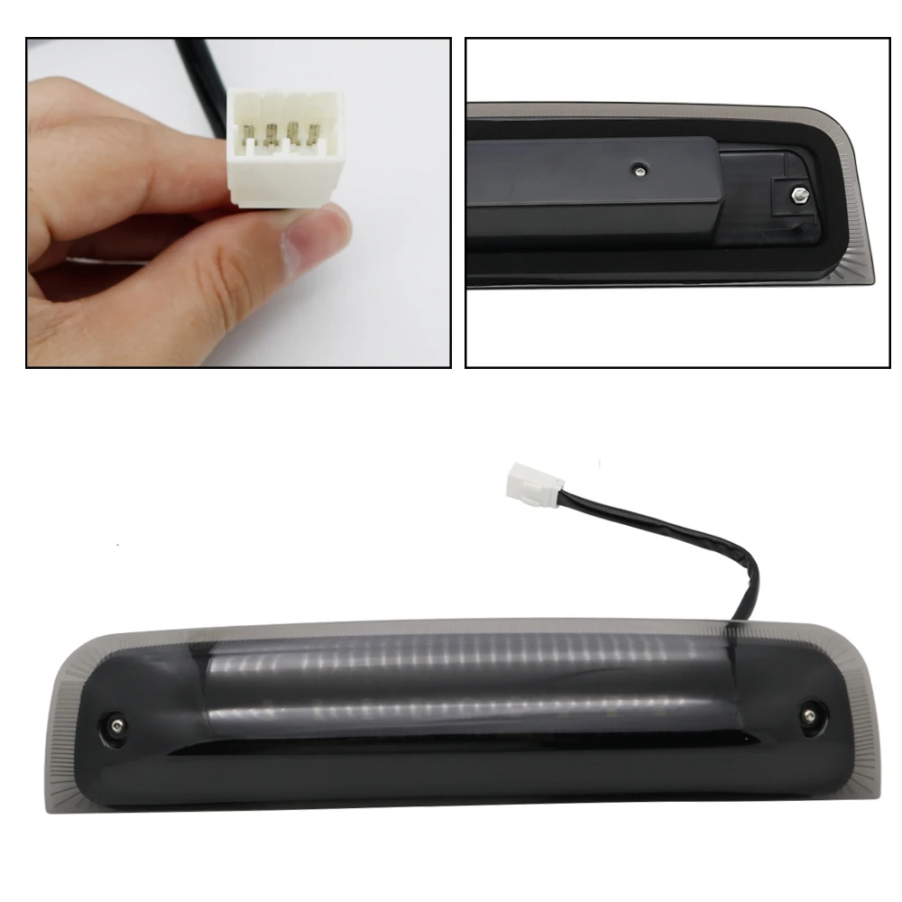 LED 3rd Third Brake Cargo LED Tail Light Lamp for Dodge Ram 1500 2009-2017 & Ram 2500 3500 2010-2017 Black Housing (23)