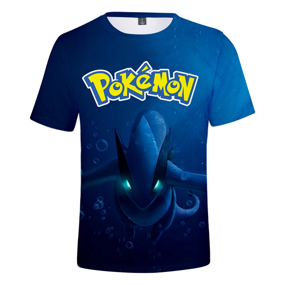 Pokemon 3D Printed Summer Tshirts Men Women Unisex New Hot Sale Short Sleeve Trendy T-shirts Casual Streetwear Anime Tee Shirts