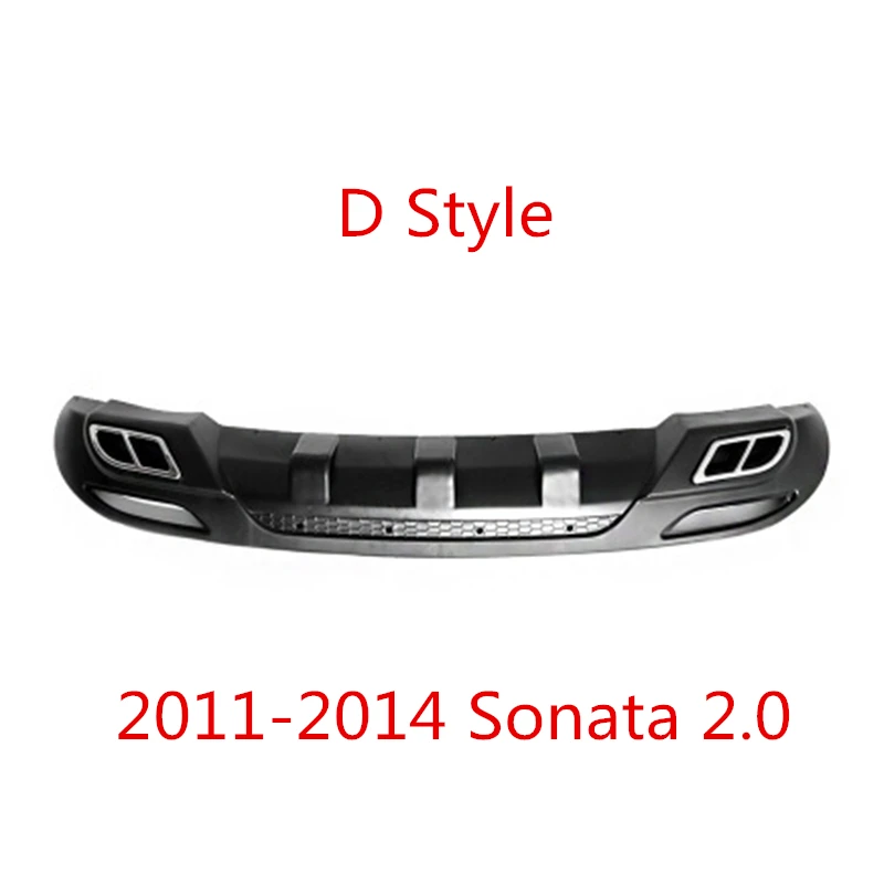 Для hyundai Sonata Body kit спойлер 2011-2013 для Sonata 8 ABS задний спойлер передний бампер диффузор защитные бамперы - Цвет: Фиолетовый