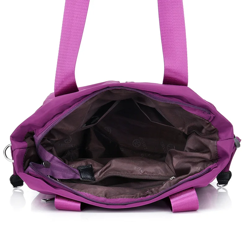 Женские сумки через плечо, многофункциональная Водонепроницаемая нейлоновая сумка-тоут, модные сумки-мессенджеры для женщин, дорожная сумка на плечо с верхней ручкой