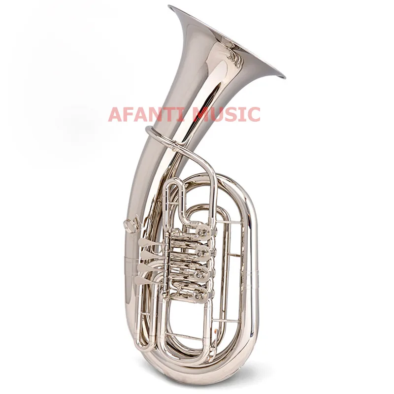 Afanti Music Bb tone / Yellow Brass / Nickel Plated Baritone (BAR-1011)