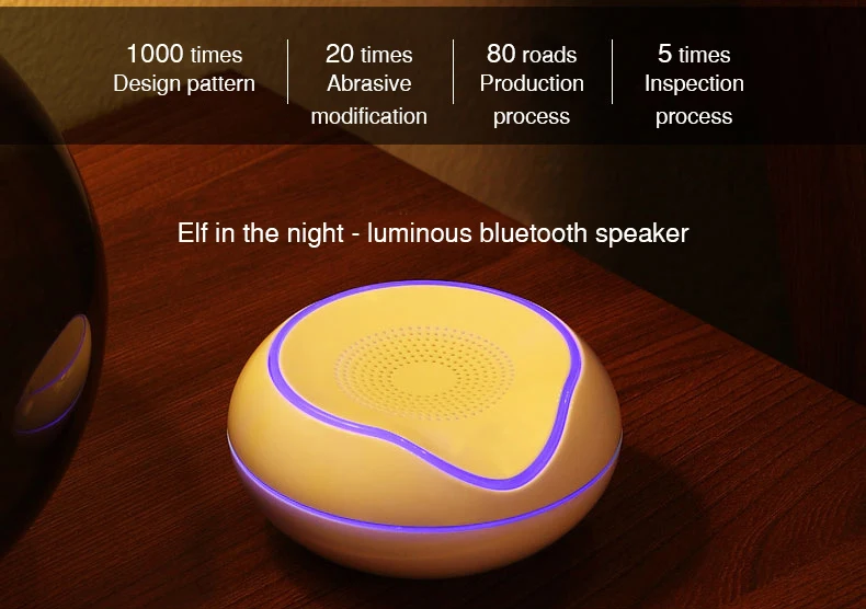 Mini Portable Speaker Wireless bluetooth Speaker IPX4 Waterproof Soundbar Bass Boombox Sound box with Mic TF Card LED light (3)