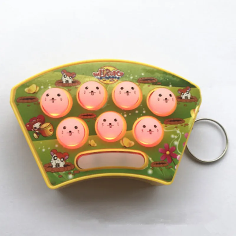 3 шт хомяк игра мини ручной Whack-a-mole игровой автомат с ключом пряжки, чтобы решить скучно раздражительность декомпрессии игрушки