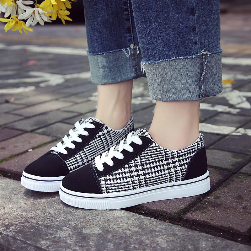 black and white trendy shoes