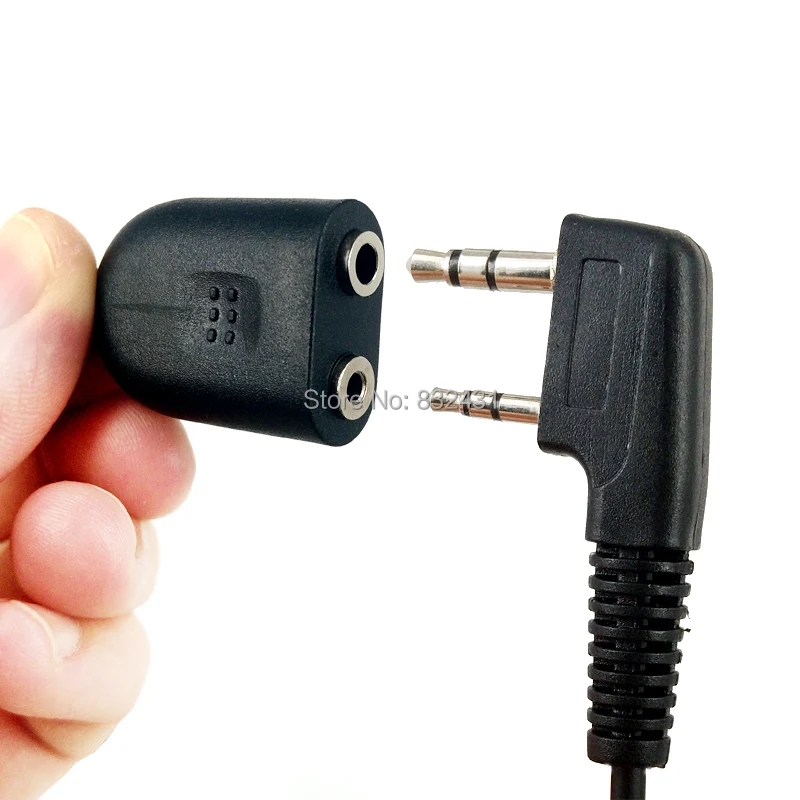K type 2 Pin Microphone Earpiece Extended Cable 6 IMG_20170320_235024