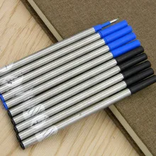 10 шт. jinhao высокое качество синие и черные чернила Заправка для роликовых шариковых ручек заправки